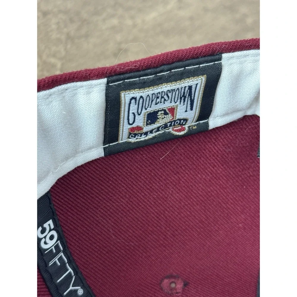 New Era 59FIFTY Cooperstown Atlanta Braves 30th Season Patch Fitted Sz 7-3/8 - Picture 7 of 7